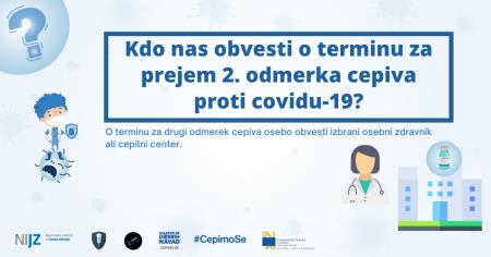 12 Termin za prejem 2. odmerka cepiva proti covidu-19